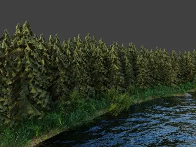 Small scene 3D model