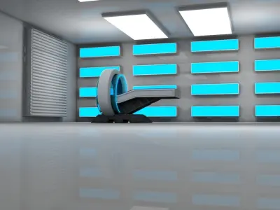 Sci Fi Medical Scanner 3D model