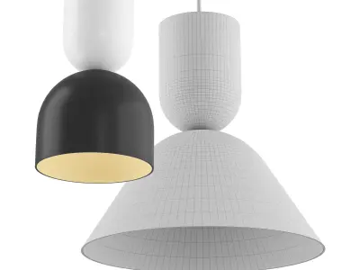 ZOE DUO Intra lighting - Hanging lamp 3D model