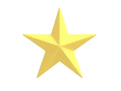 Christmas Star 3D model purchase