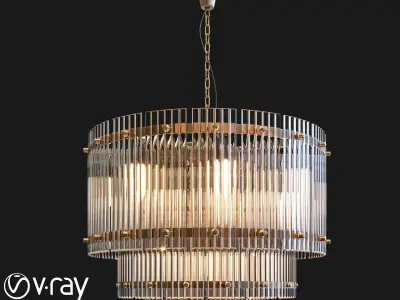 chandelier light 3D model