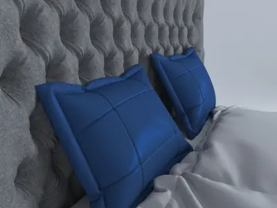 Bed set 3D model