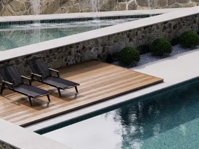 Pool 08 3D model