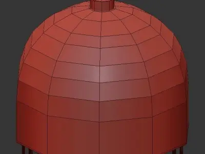 Mitzi cage pendant light 3D model