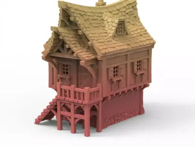 Modular Settlers Cottage 3D print model