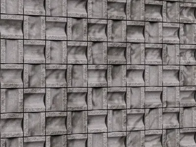 Yagihara Japanese Mosaic Tiles - Seamless Texture