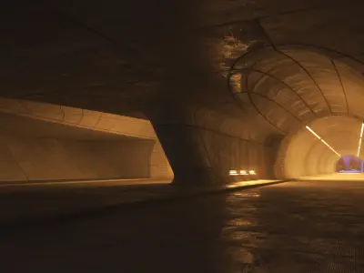  Futuristic Tunnel 