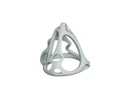 SciFi Cube Object No 59771 Low Poly Shape Low-poly 3D model