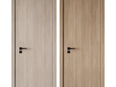 Door set 09 Free 3D model