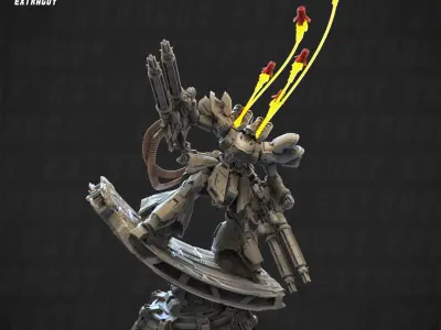 Wasabi Static Set 120mm 3D print model