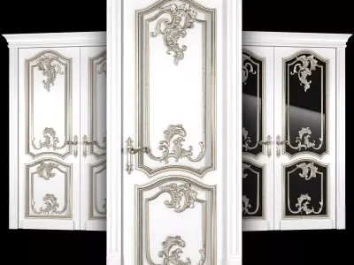 classical door x 3D model