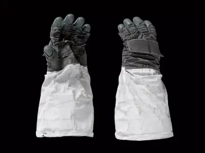 SPACESUIT NASA APOLLO 11 GLOVES 3D model