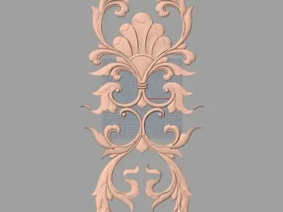 Artcam Aspire 3D relief models STL Files used for CNC E609 3D model