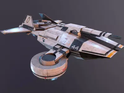 M44 Hammerhead Mass Effect 3D model