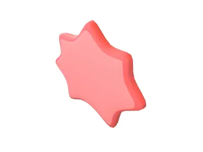 Speech Balloon v32 003 Low-poly 3D model