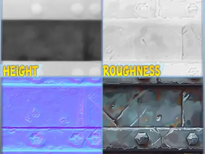 Stylized Wall Seamless Texture Texture 42