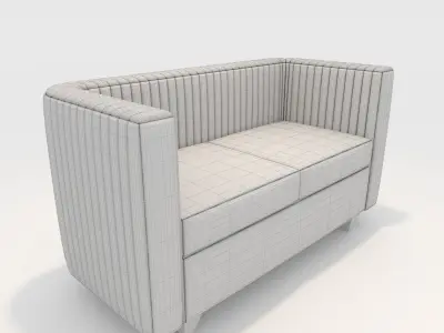 Sofa 2 Seater 16 3D model
