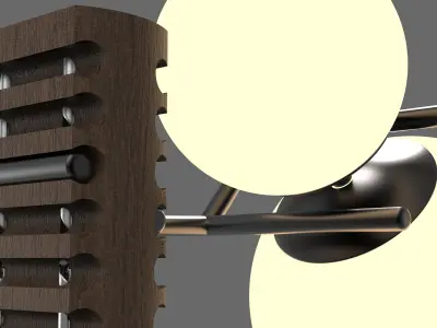 Modern Design Lighting 3D Model - High Quality and Detailed 3D model