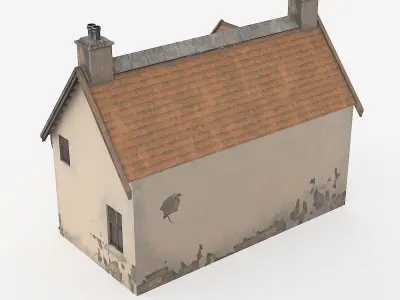 Old House Low-poly 3D model