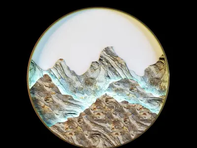 Sconce wall light Low-poly 3D model