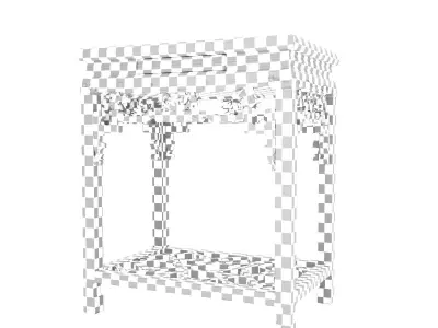 Chinese Console Table  3D model