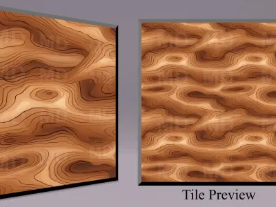 Cartoon Wood Textures Pack 06 - 10x PNG  Texture