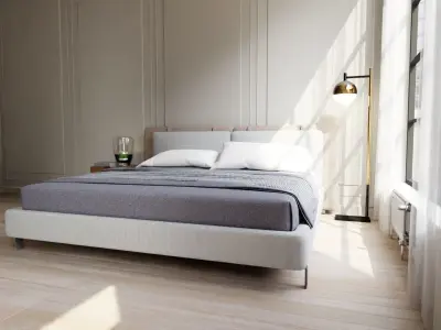 Interior Bedroom design scene 09 3D model