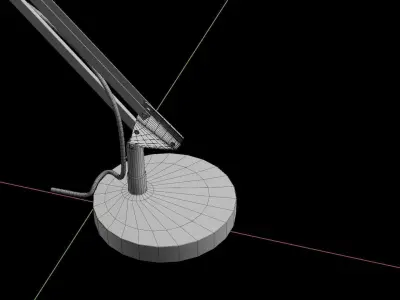 Simple Desk Lamp Free 3D model