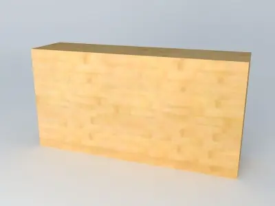 Cabinet Shelves DOORS HD2FS 6 12 BRW Milano Oak 3D model