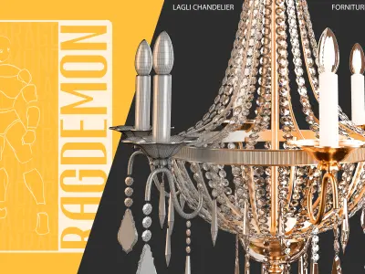 LANGLI CHANDELIER 3D model