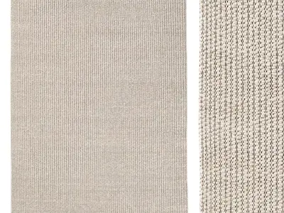 KAASNI WOOL and JUTE RUG 3D model