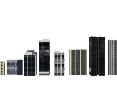 Rio de Janeiro Building Pack 3D model