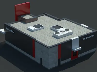 McDonalds Restaurant 3D model
