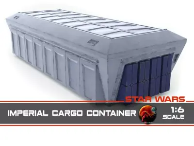 Imperial Cargo Container 1-6 scale Hottoys 3D print model