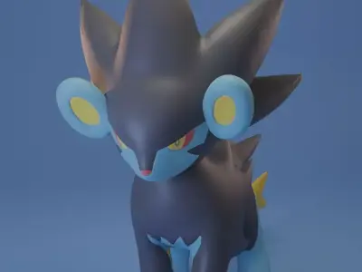 Pokemon - Luxray 3D print model