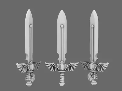 Arthurian Knights Electro Sword 3D print model