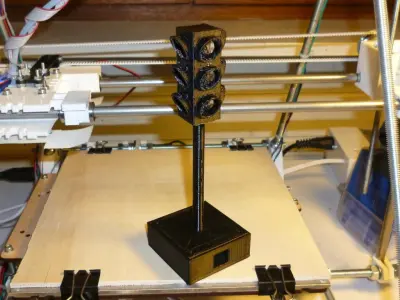 Parametric Traffic Light Model Free 3D print model
