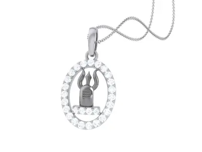 Spiritual Siva Pendant 3D print model