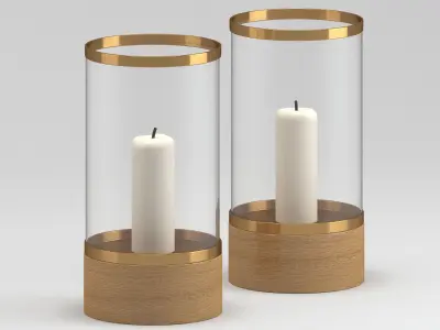 Mecox candle 3D model