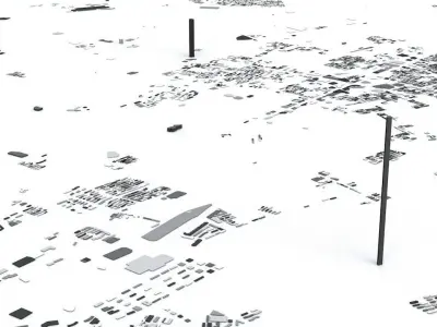 Nanjing Streets and Buildings 3D model