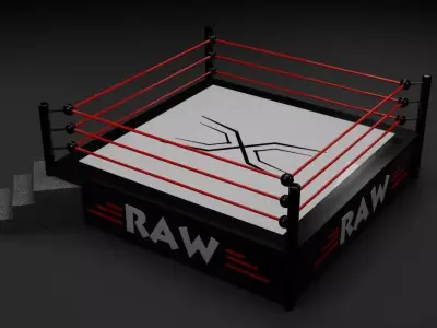 Ring Wrestling - Boxing - PBR - low poly - 3d Model - Game Ready Low-poly 3D model