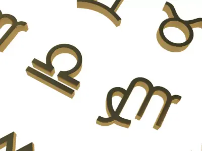 Zodiac Signs 3D model