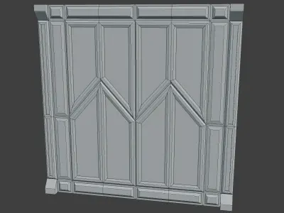 Kitbash Mansion 3D model