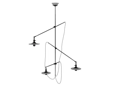 Articulated Industrial Light 3D model