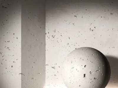 4K Seamless PBR Concrete with dents textures and material Texture