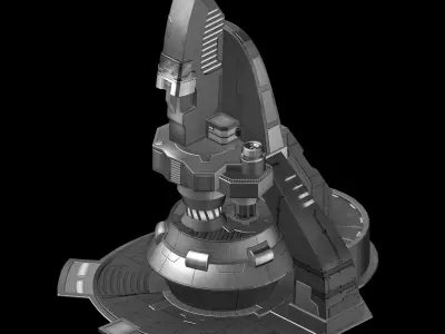 Mechanical Building - Occupation Tower 01 3D model