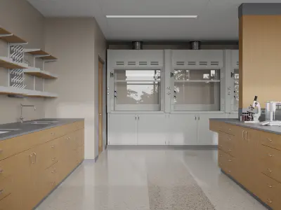 Laboratory University 3D model