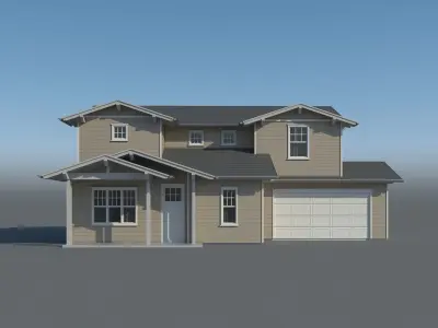 Generic House 005 3D model