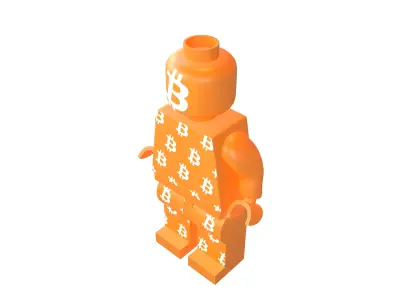 Lego Mini Figure v1 020 Low-poly 3D model