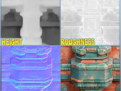 Stylized Wall Seamless Texture Texture